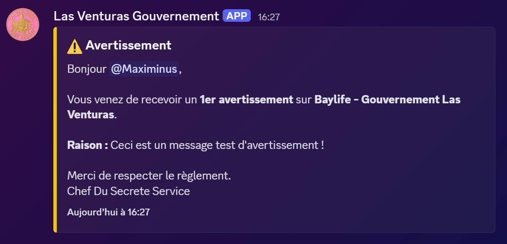 Alerte sécurité